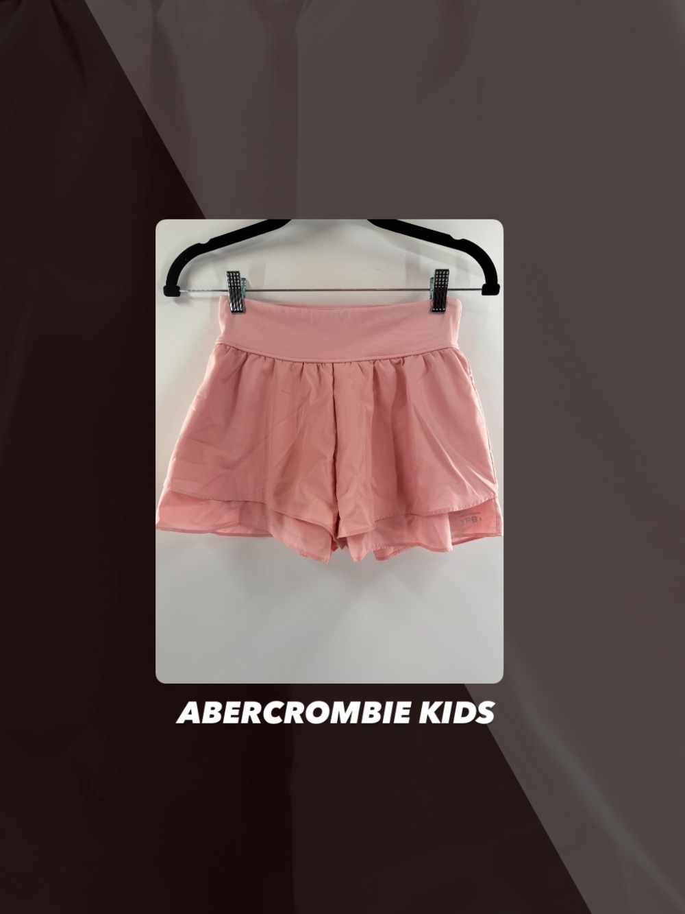 EUC Abercrombie Kids Pink YPB Ruffle Shorts